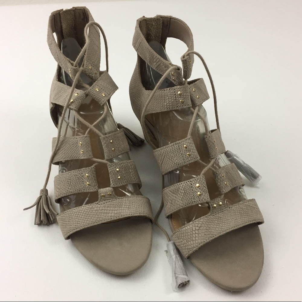 UGG Yasmin Snake Ghillie Wedge Sandals